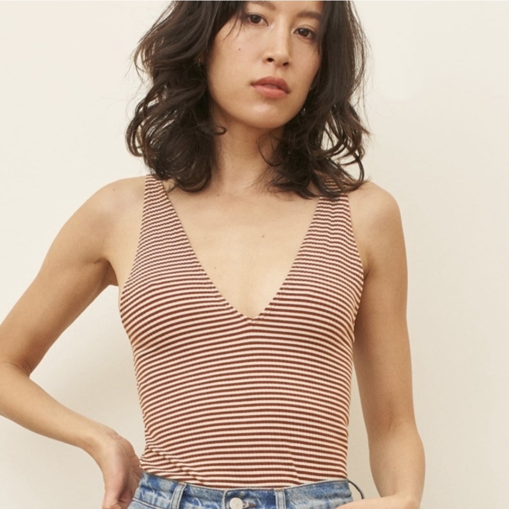 Reformation Striped Tank